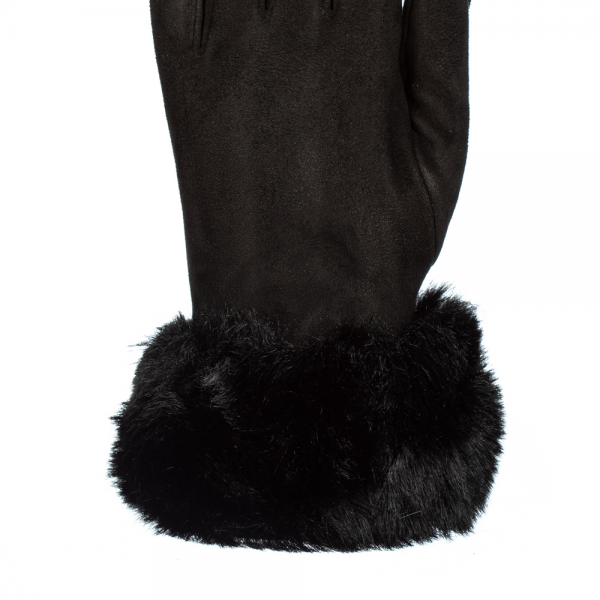 Γυναικεία γάντια Pifa μαύρα, 2 - Kalapod.gr